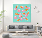 BUBBLEGUM GOLDFISH by Jonas Loose on GIANT ART - pink digital painting