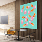 BUBBLEGUM GOLDFISH by Jonas Loose on GIANT ART - pink digital painting