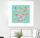 BUBBLEGUM GOLDFISH by Jonas Loose on GIANT ART - pink digital painting