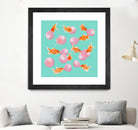 BUBBLEGUM GOLDFISH by Jonas Loose on GIANT ART - pink digital painting