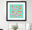 BUBBLEGUM GOLDFISH by Jonas Loose on GIANT ART - pink digital painting