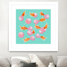 BUBBLEGUM GOLDFISH by Jonas Loose on GIANT ART - pink digital painting