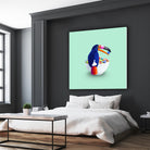 CEREAL TOUCAN by Jonas Loose on GIANT ART - green 3d art