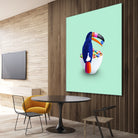 CEREAL TOUCAN by Jonas Loose on GIANT ART - green 3d art