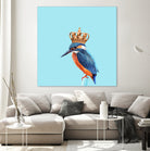 KINGFISHER by Jonas Loose on GIANT ART - blue photo manipulation