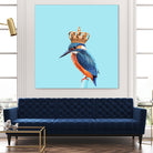 KINGFISHER by Jonas Loose on GIANT ART - blue photo manipulation