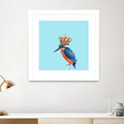 KINGFISHER by Jonas Loose on GIANT ART - blue photo manipulation