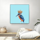 KINGFISHER by Jonas Loose on GIANT ART - blue photo manipulation