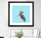 KINGFISHER by Jonas Loose on GIANT ART - blue photo manipulation