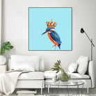 KINGFISHER by Jonas Loose on GIANT ART - blue photo manipulation