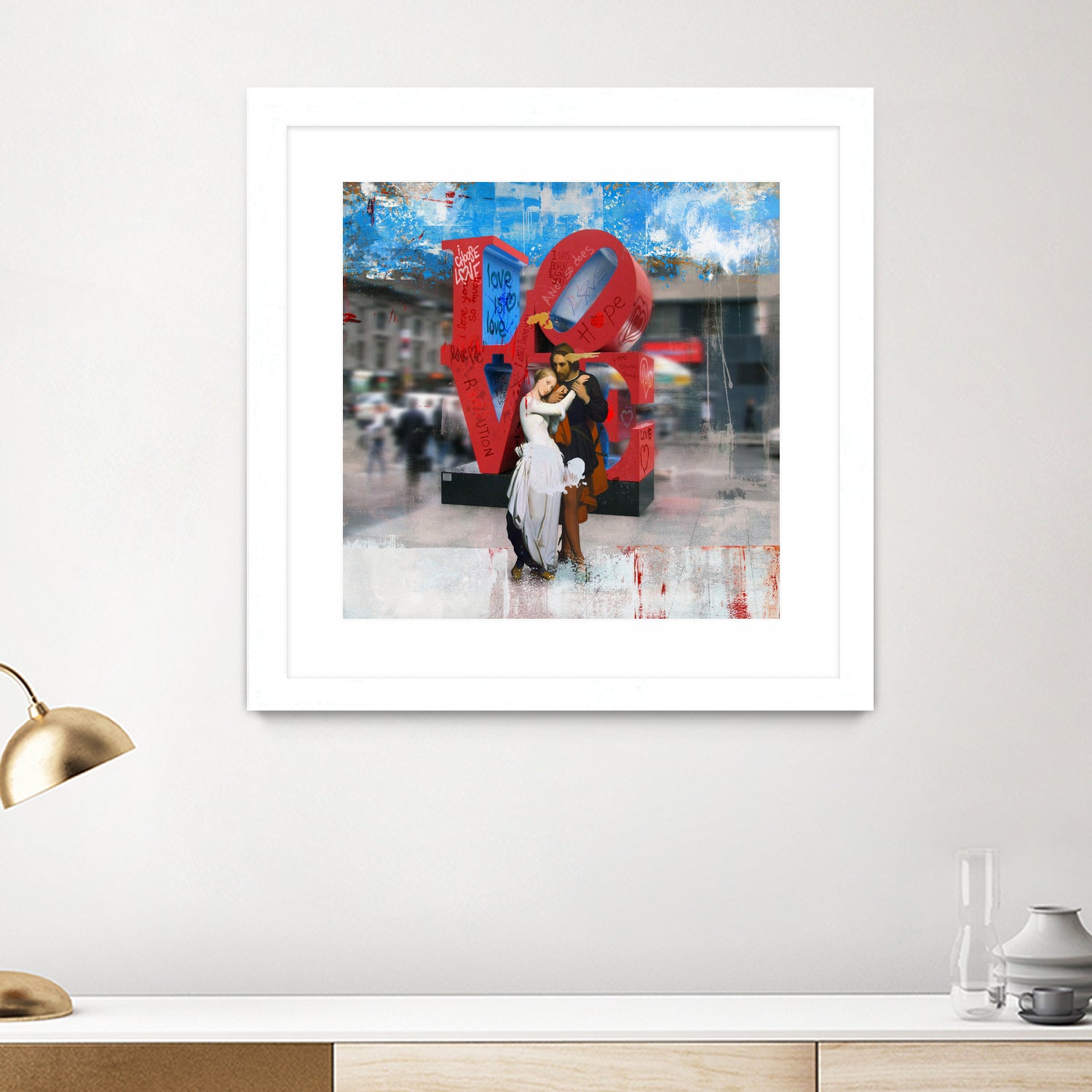 Love II by José Luis Guerrero on GIANT ART - red digital painting