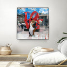 Love II by José Luis Guerrero on GIANT ART - red digital painting