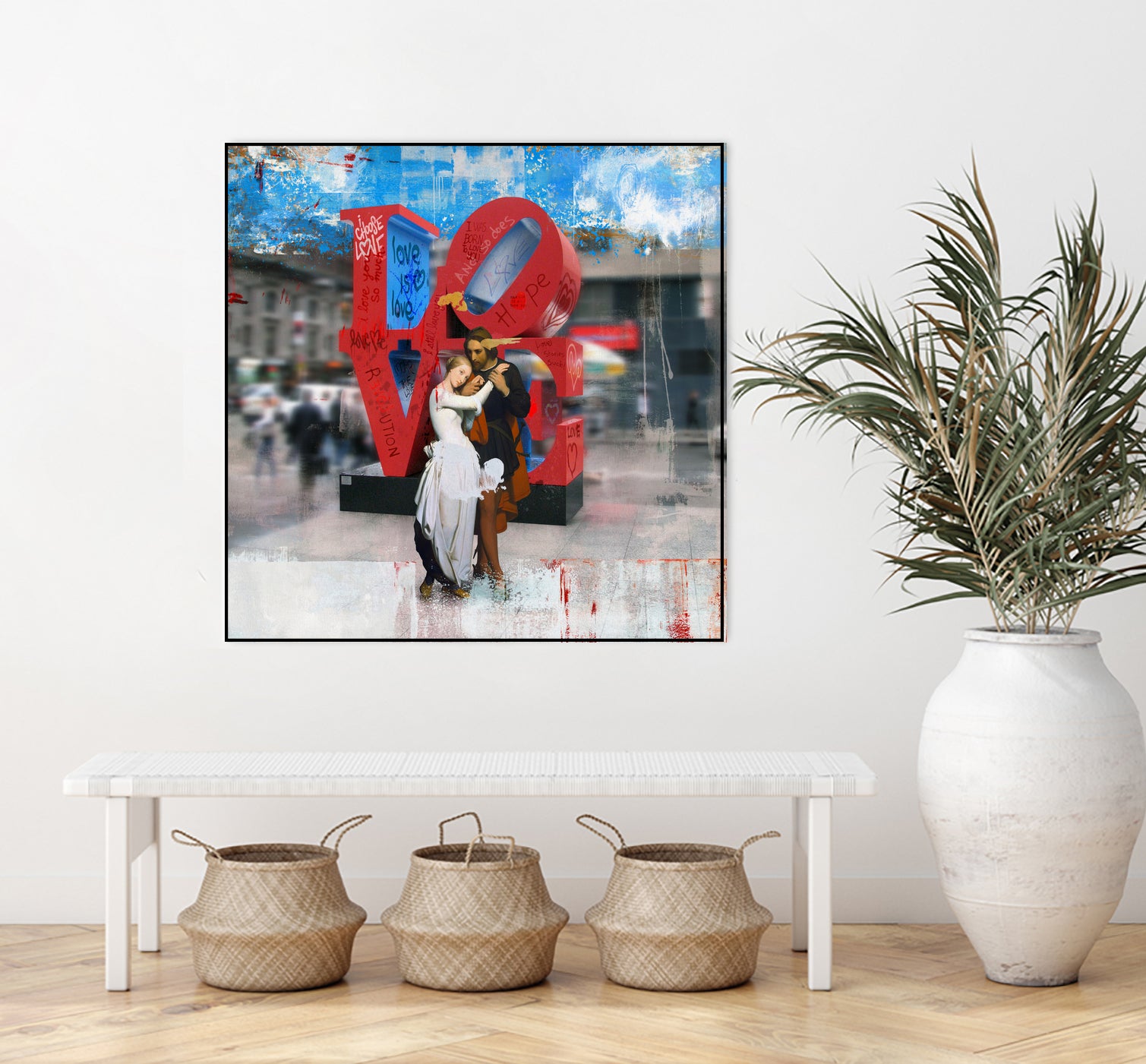 Love II by José Luis Guerrero on GIANT ART - red digital painting