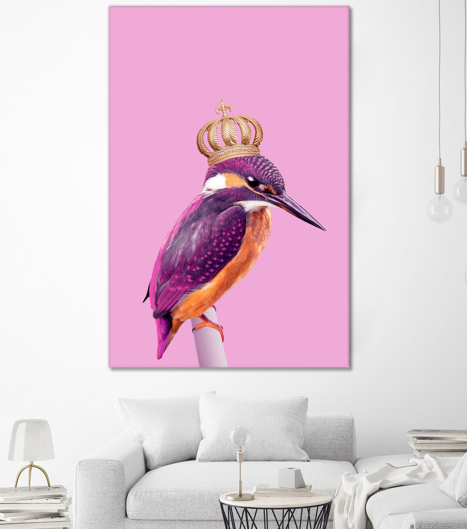 QUEENFISHER by Jonas Loose on GIANT ART - pink photo manipulation