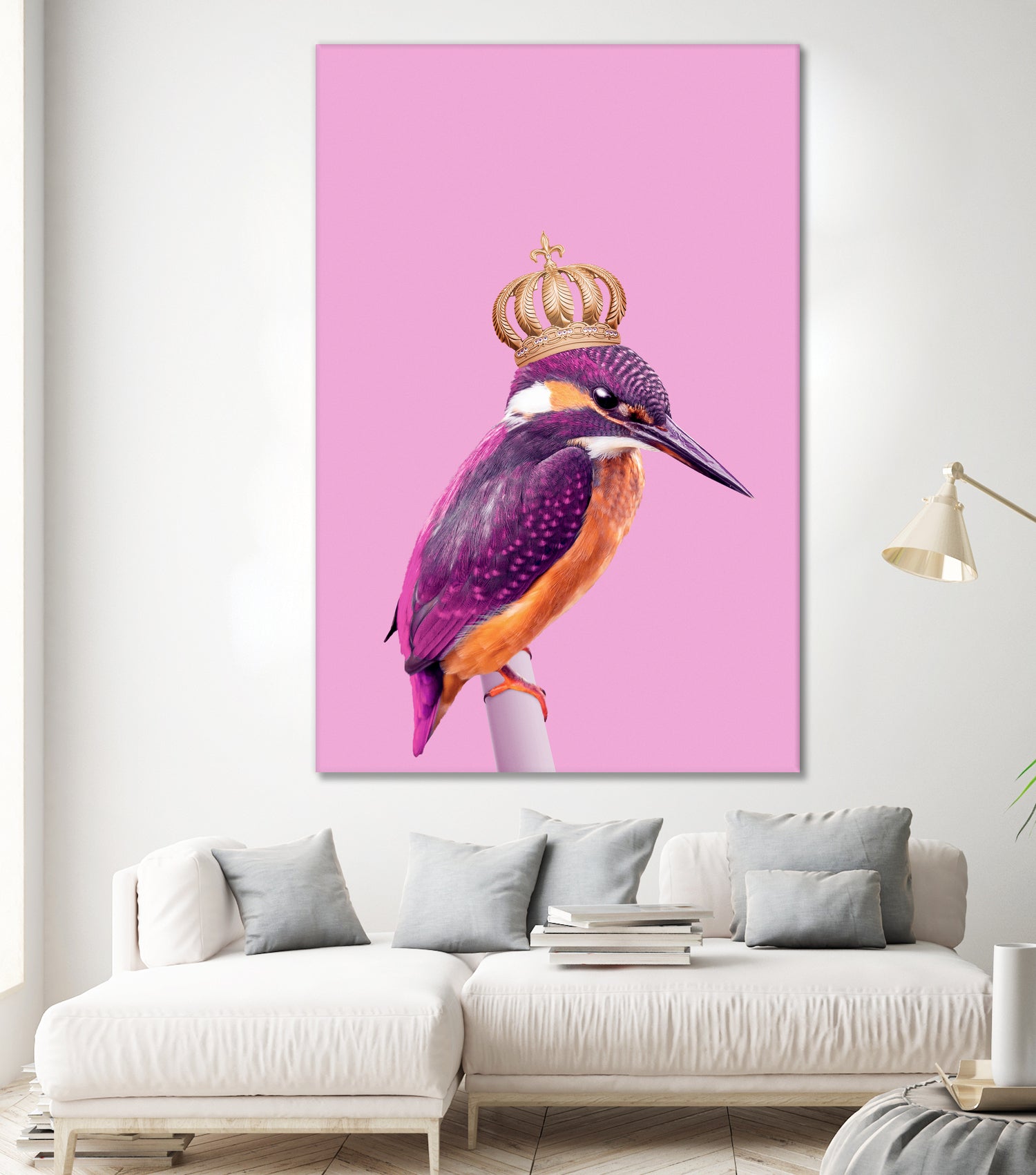 QUEENFISHER by Jonas Loose on GIANT ART - pink photo manipulation