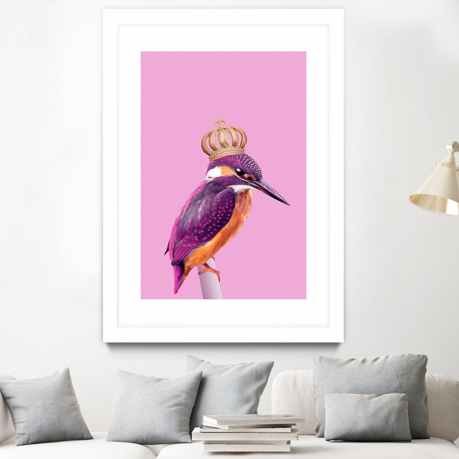 QUEENFISHER by Jonas Loose on GIANT ART - pink photo manipulation