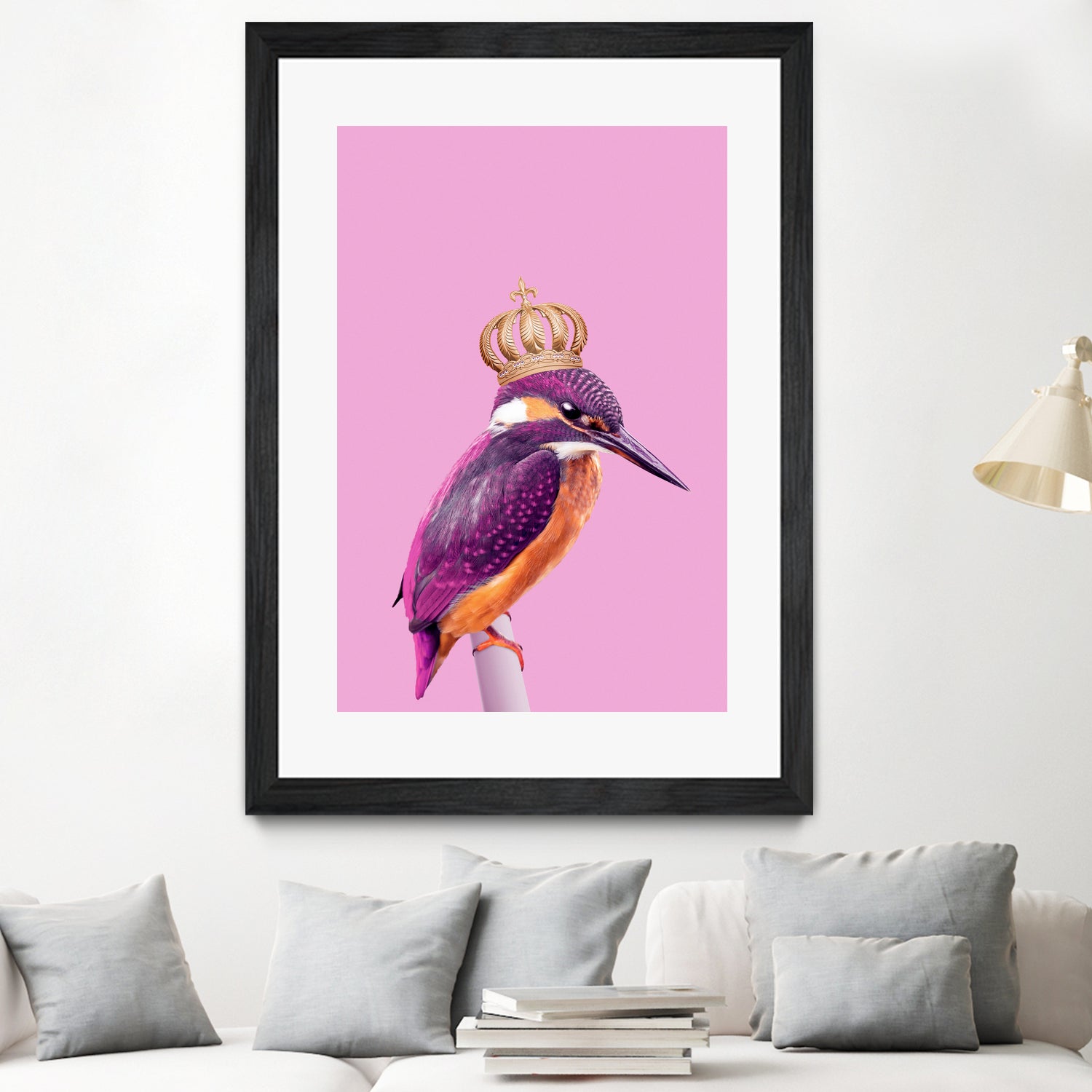 QUEENFISHER by Jonas Loose on GIANT ART - pink photo manipulation