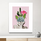 Cactus Lady by dada22 . on GIANT ART - pink photo illustration