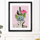 Cactus Lady by dada22 . on GIANT ART - pink photo illustration