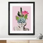 Cactus Lady by dada22 . on GIANT ART - pink photo illustration