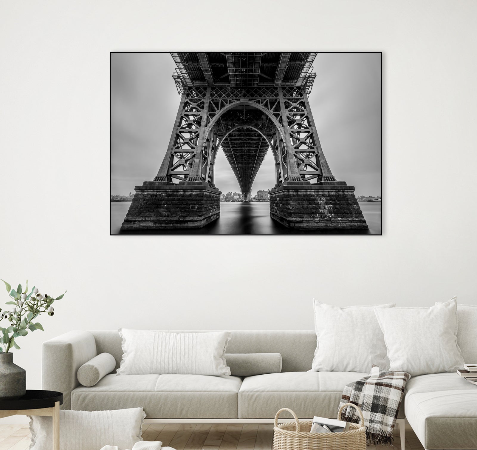 Williamsburg bridge by Jianfeng Chen on GIANT ART - black photo manipulation