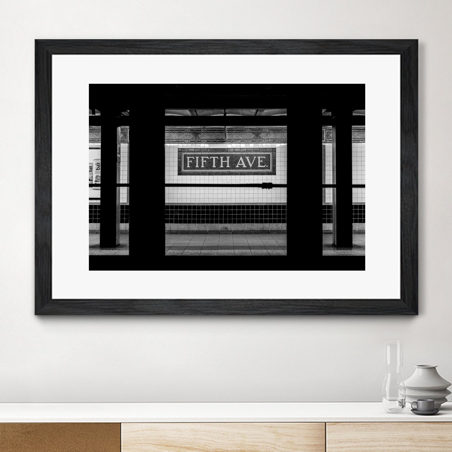 Fifth Ave Subway by Jianfeng Chen on GIANT ART - black photo manipulation