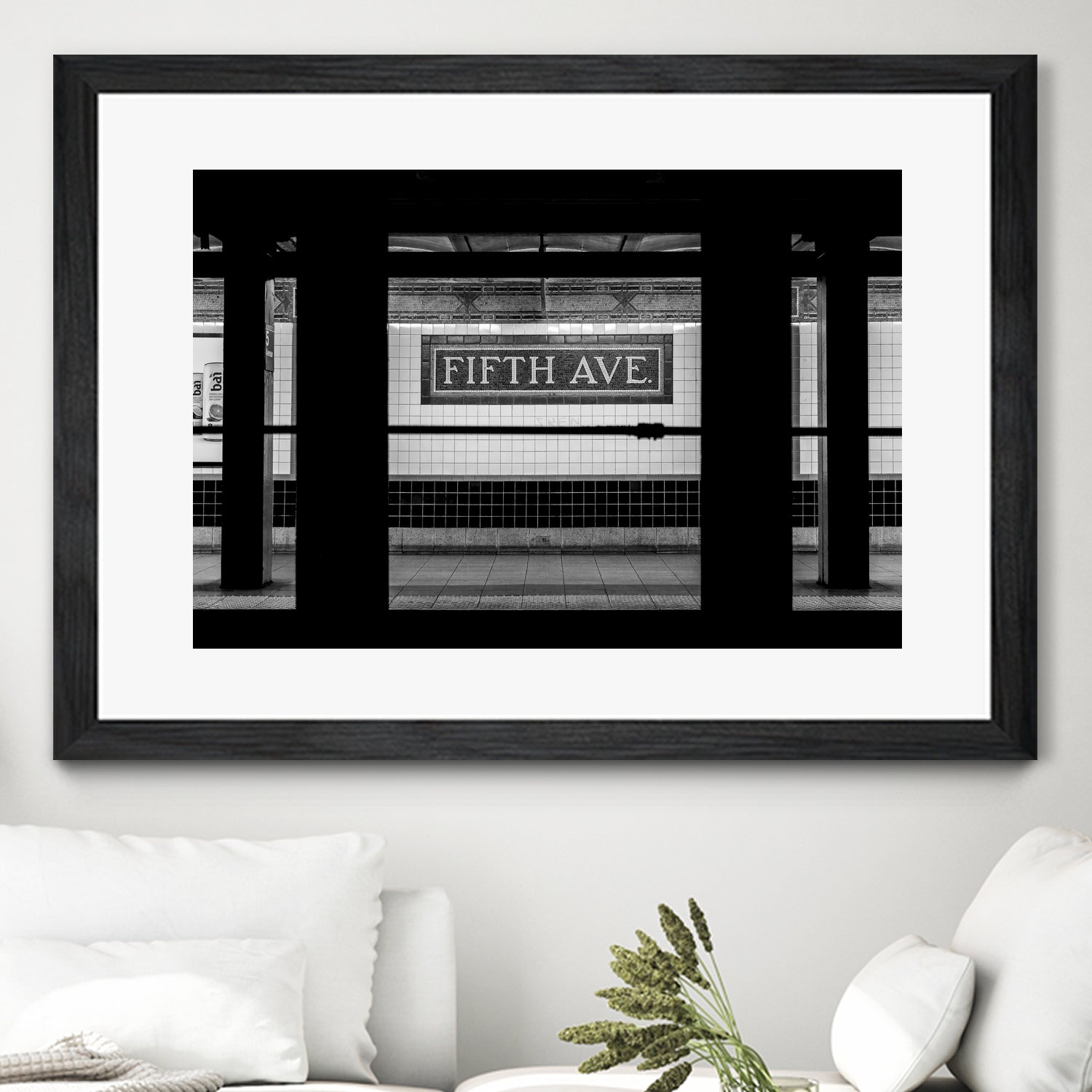 Fifth Ave Subway by Jianfeng Chen on GIANT ART - black photo manipulation