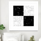 Black and white marble by Denitsa Tsonkova on GIANT ART - black digital drawing