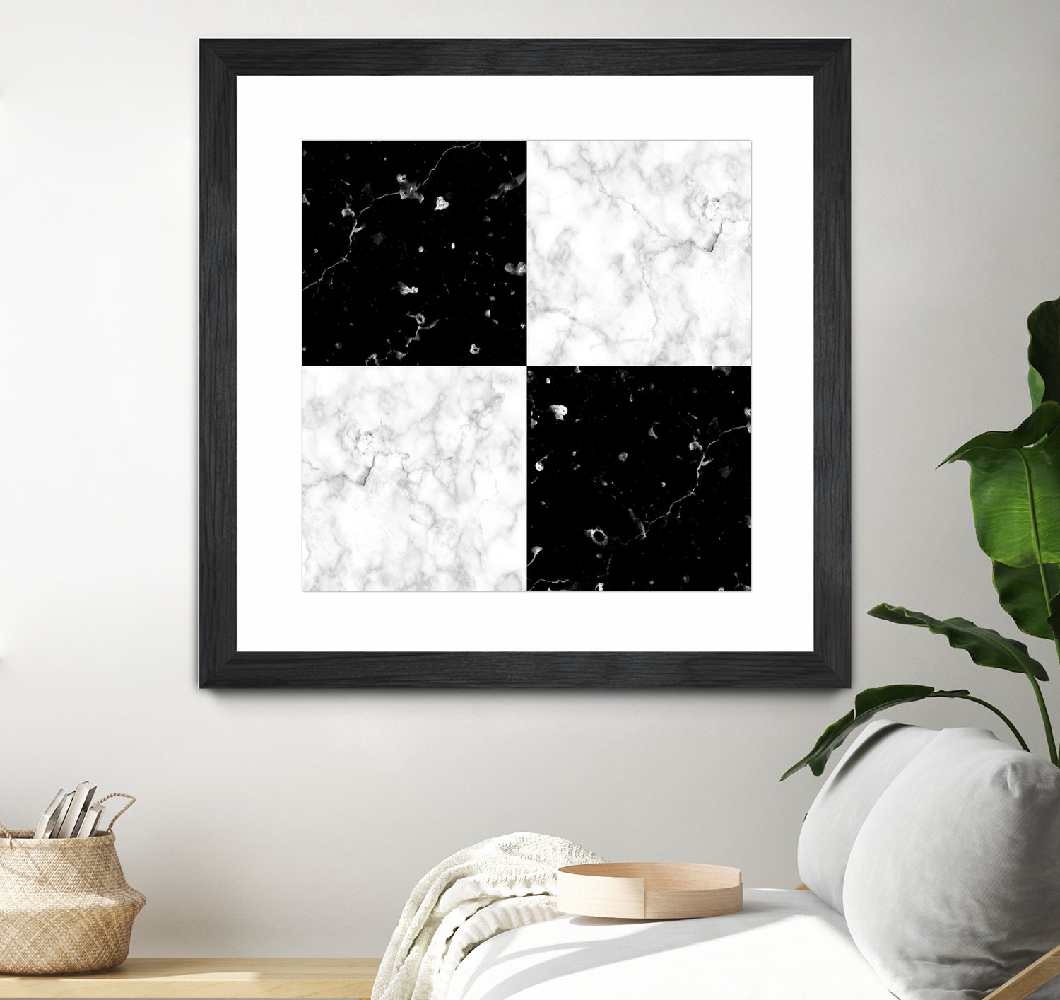 Black and white marble by Denitsa Tsonkova on GIANT ART - black digital drawing