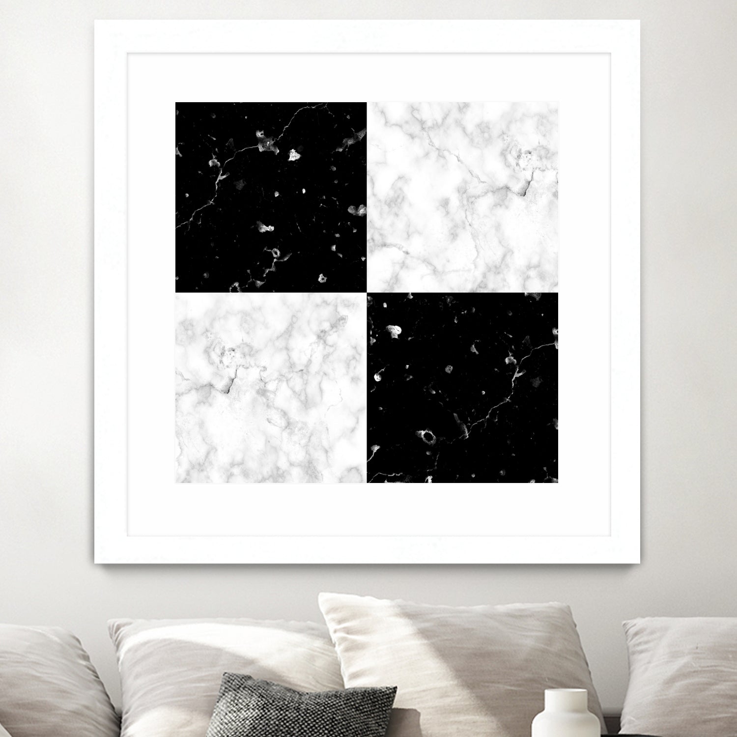 Black and white marble by Denitsa Tsonkova on GIANT ART - black digital drawing