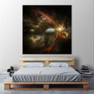 Bright nebula by Alain Gaymard on GIANT ART - black 3d art