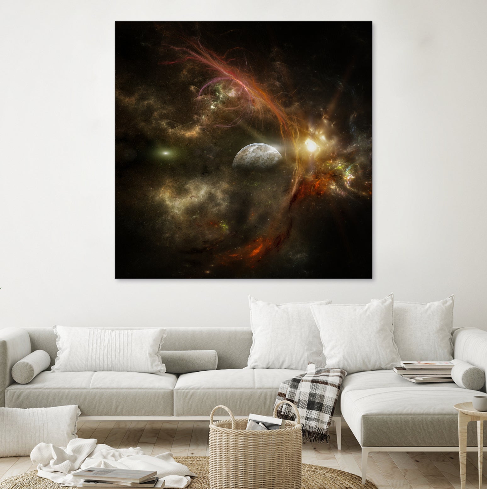 Bright nebula by Alain Gaymard on GIANT ART - black 3d art