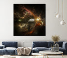 Bright nebula by Alain Gaymard on GIANT ART - black 3d art