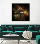 Bright nebula by Alain Gaymard on GIANT ART - black 3d art