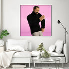 One Dance by Antoni Tudisco on GIANT ART - pink 3d art