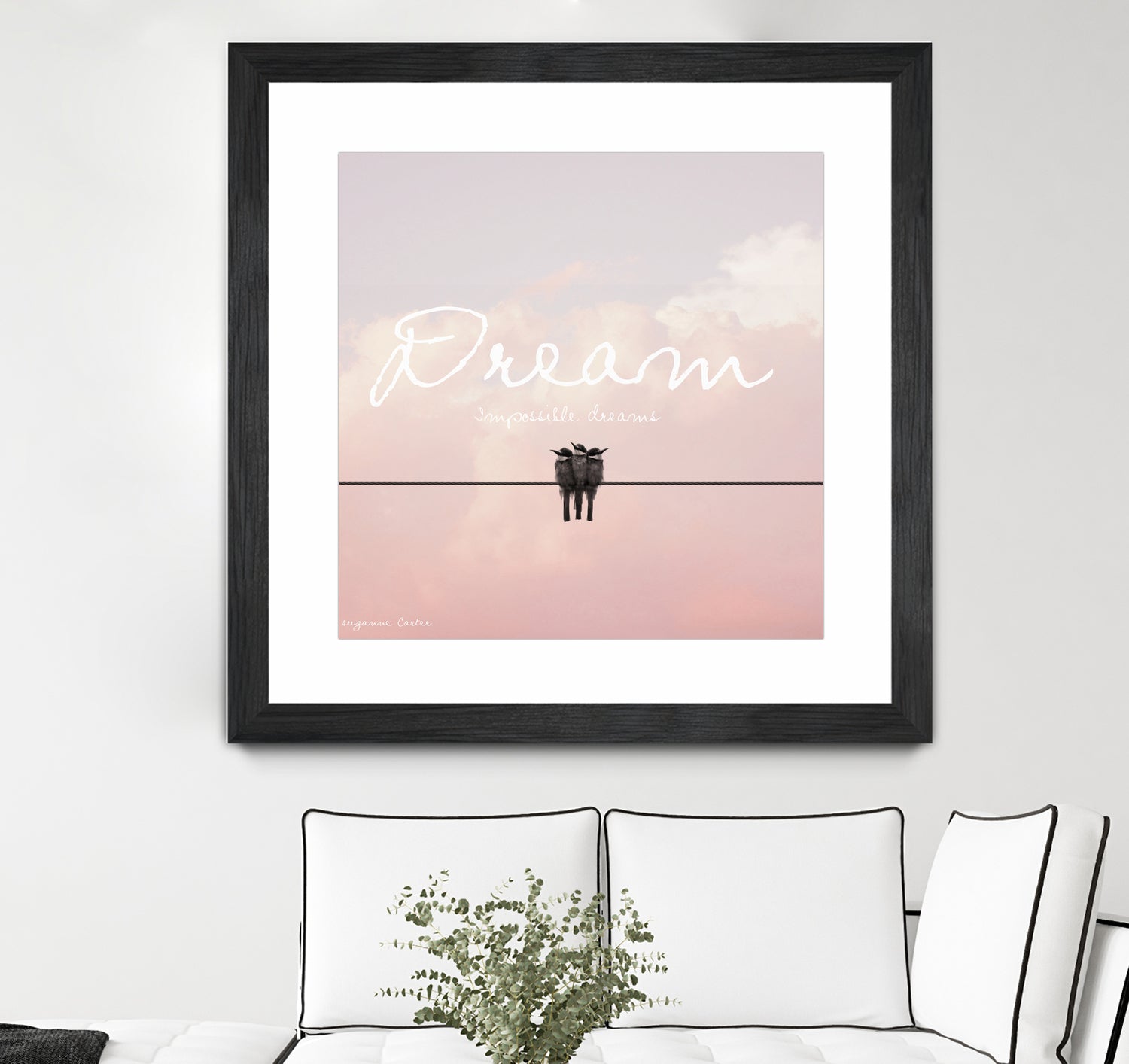 Dreamer by Donna Carter on GIANT ART - pink typography