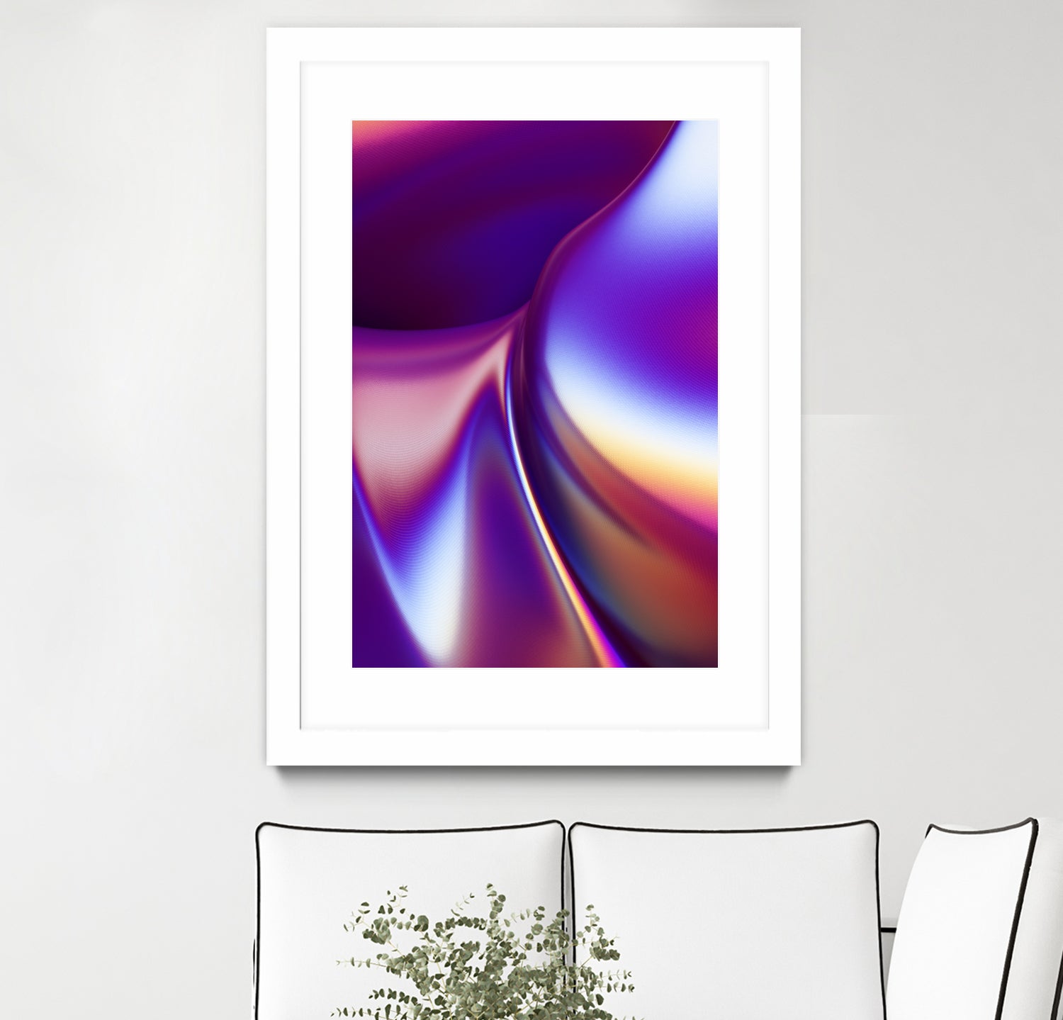 Purple Wave by Danny Jardim on GIANT ART - fuchsia digital painting