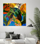 Retro Tropical Tiki Fantasy by Mar Cantón on GIANT ART - white digital painting