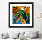 Retro Tropical Tiki Fantasy by Mar Cantón on GIANT ART - white digital painting