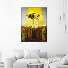 Abduction by José Luis Guerrero on GIANT ART - yellow digital painting