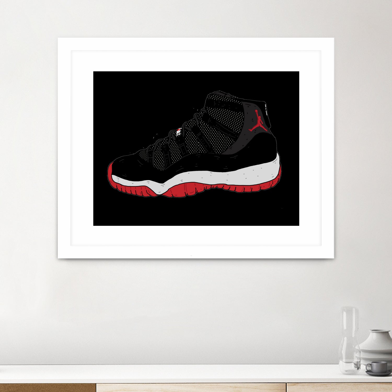 JORDANS bred by Nick Cocozza on GIANT ART - white photo illustration