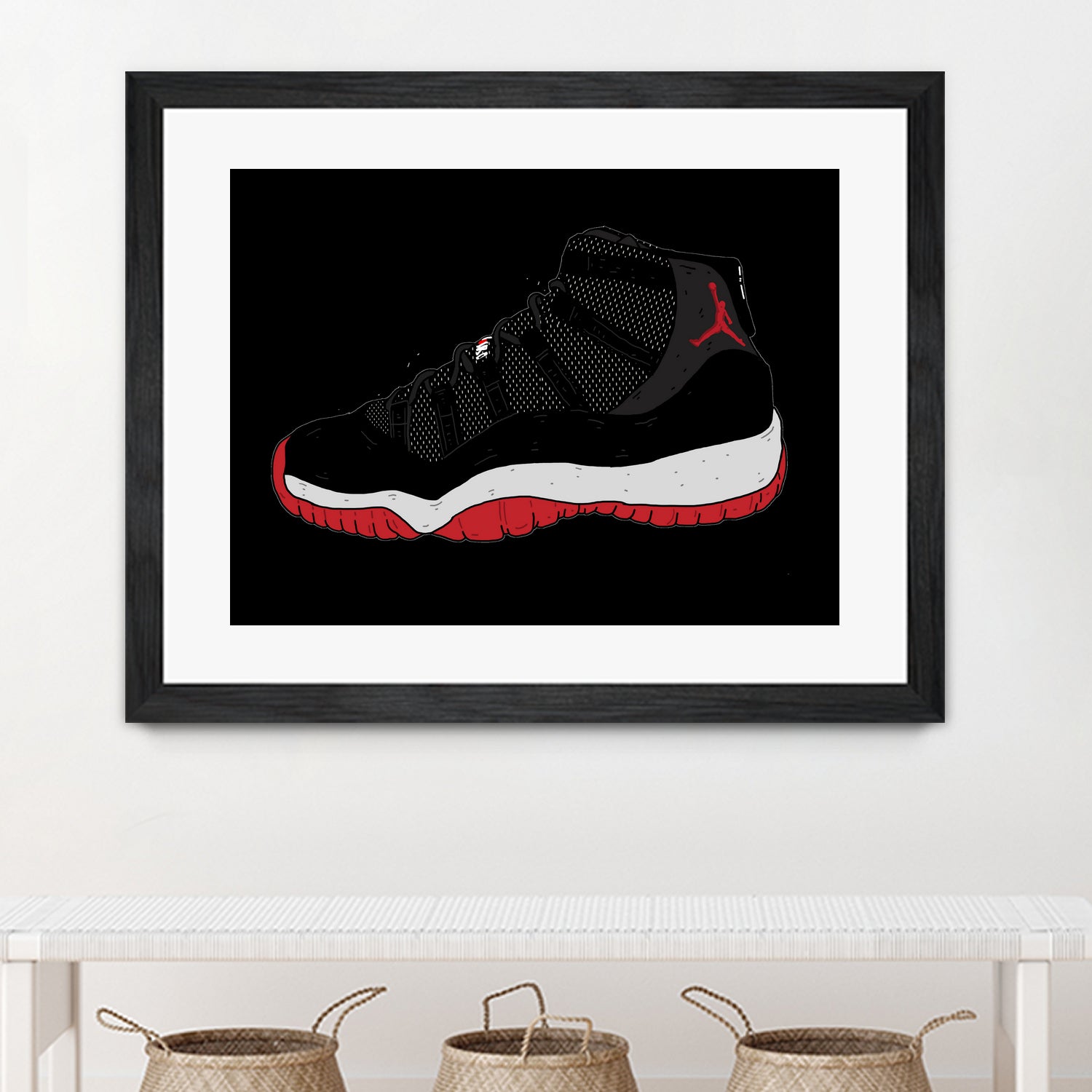 JORDANS bred by Nick Cocozza on GIANT ART - white photo illustration