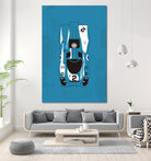 917 by Jonathan Armani on GIANT ART - blue digital drawing