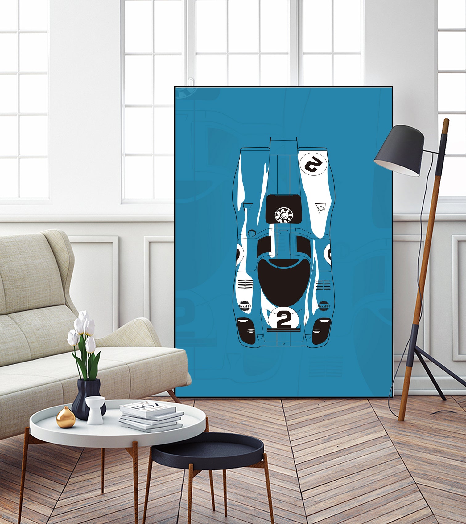 917 by Jonathan Armani on GIANT ART - blue digital drawing