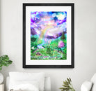 Last Unicorn by Todd Jumper on GIANT ART - fuchsia digital painting