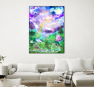 Last Unicorn by Todd Jumper on GIANT ART - fuchsia digital painting