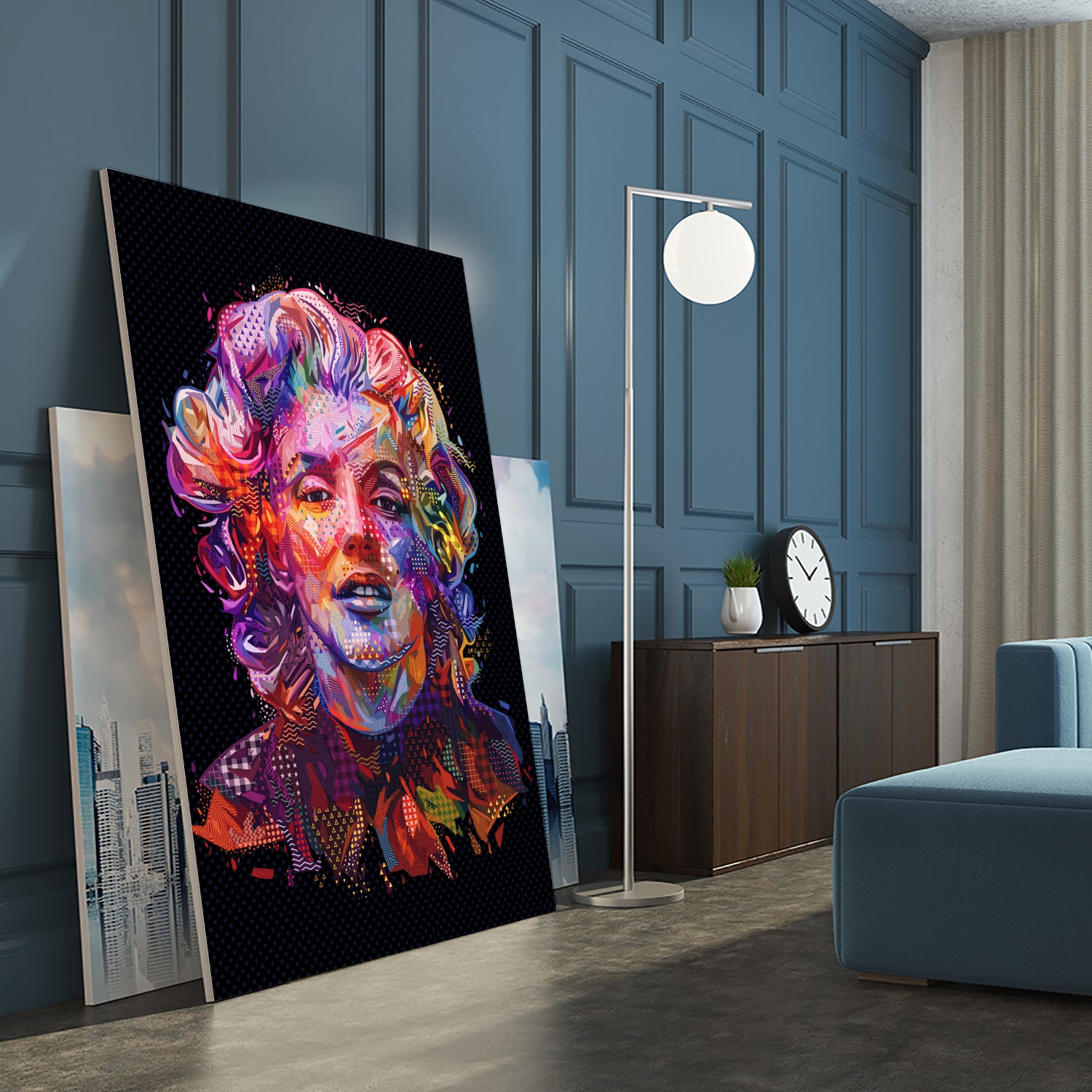 Marilyn 2018 by Alessandro Pautasso on GIANT ART - black digital painting