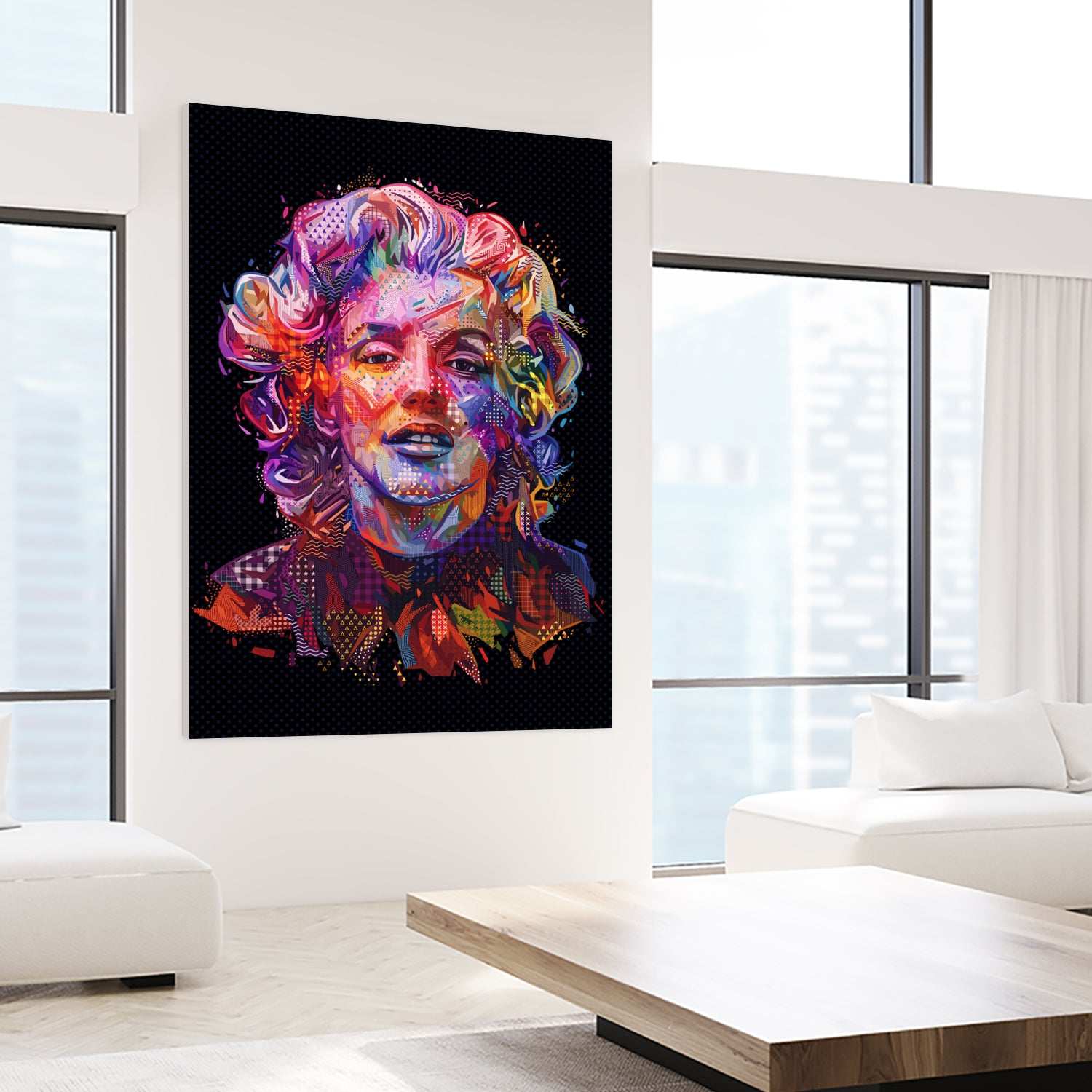 Marilyn 2018 by Alessandro Pautasso on GIANT ART - black digital painting