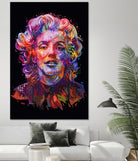 Marilyn 2018 by Alessandro Pautasso on GIANT ART - black digital painting