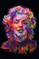 Marilyn 2018 by Alessandro Pautasso on GIANT ART - black digital painting